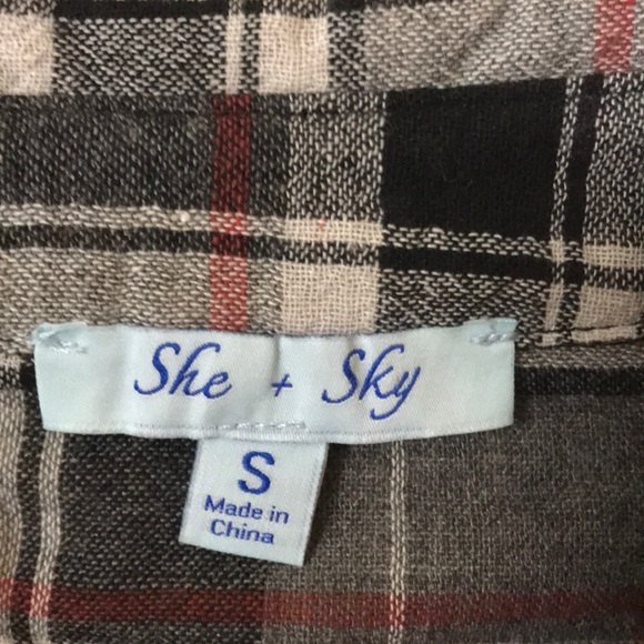 Chunky plaid button up - Picture 3 of 3